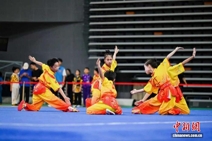 广东省青少年武术锦标赛佛山开幕 近600选手展技